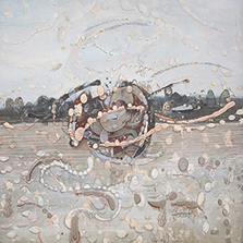 Serva, acrylic painting by Nell Warren