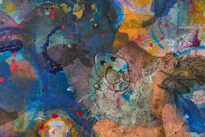 shapes like these could only be found in nature or Mark's paintings