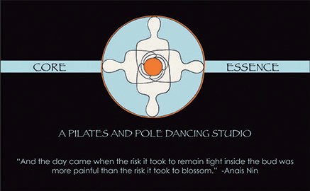 flyer for Core Essence Studio's opening night festivities