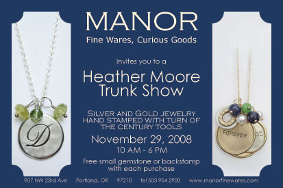 Rollover Image for Heather Moore Trunk Show Mailer