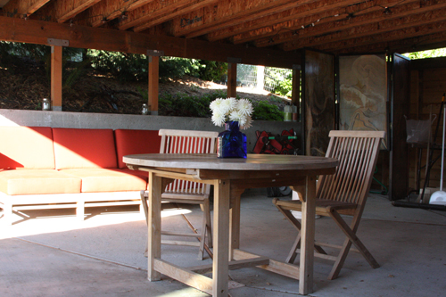 reconfigured carport