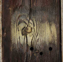 detail of reclaimed lumber hand picked by Chris Swanson for the Kahnaway Barn